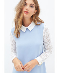 Forever 21 Lace Collar Shift Dress