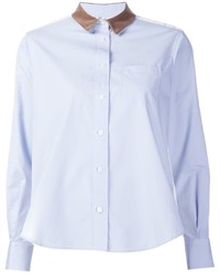 Light Blue Lace Shirt