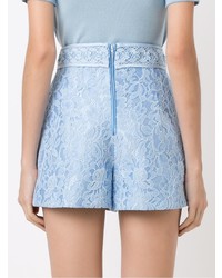 Martha Medeiros High Waist Lace Shorts