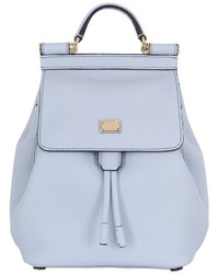 Dolce & Gabbana Sicily Grained Leather Mini Backpack