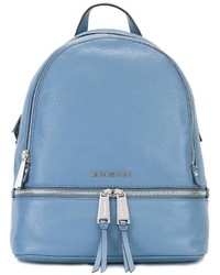 light blue michael kors backpack