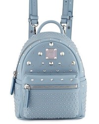 MCM Stark Special Bebe Boo Leather Backpack