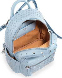 MCM Stark Special Bebe Boo Leather Backpack Sky Blue