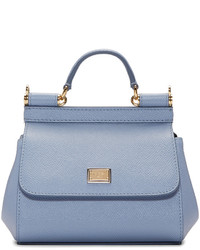 Dolce & Gabbana Blue Micro Miss Sicily Bag
