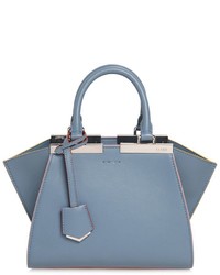 Fendi Mini 3jours Contrasting Edge Leather Bag