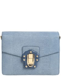 Dolce & Gabbana Medium Lucia Embossed Leather Bag