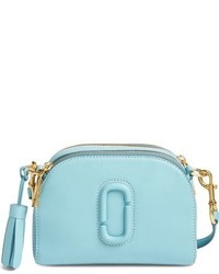 Marc Jacobs Small Shutter Leather Camera Bag Blue