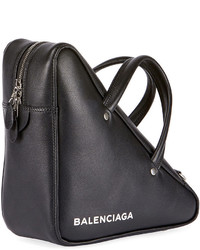 Balenciaga Triangle Duffel Small Leather Bag