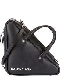 Balenciaga Triangle Duffel Small Leather Bag