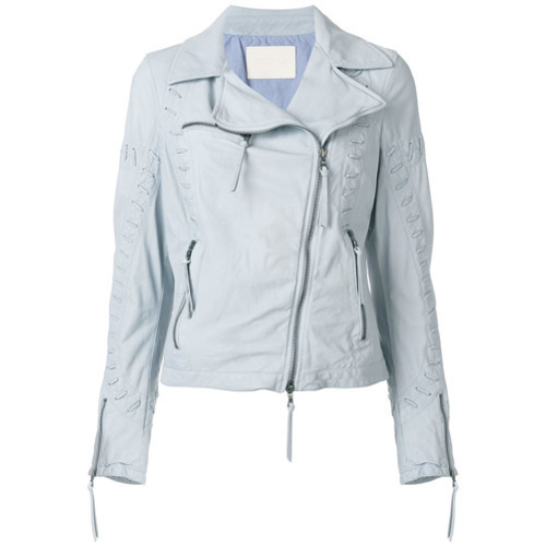 Drome Zipped Biker Jacket Farfetch Lookastic