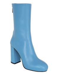 MSGM 100mm Leather Boots