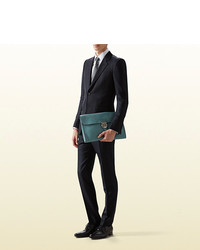 Gucci Leather Portfolio Briefcase