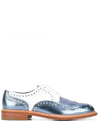 Light Blue Leather Brogues