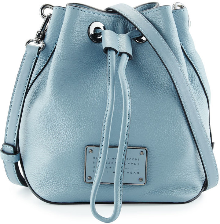 Marc By Marc Jacobs Blue Glazed Leather Too Hot To Handle Lea