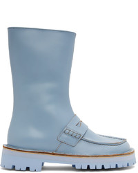 CamperLab Blue Eki Zip Up Boots