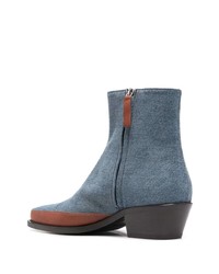 Diesel Square Toe Zip Up 55mm Boots