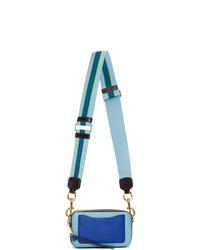 Marc Jacobs Black And Blue Small Snapshot Bag