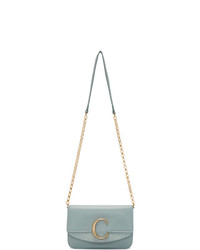 Chloé Blue C Chain Clutch Bag