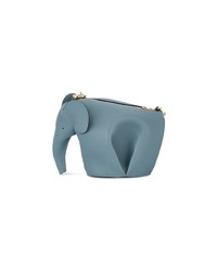 Loewe Blue Elephant Mini Leather Bag