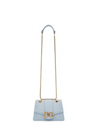 Dolce And Gabbana Blue Small Dg Amore Bag