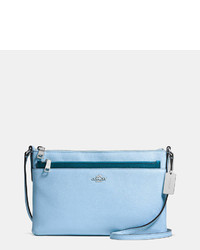 Coach Crossbody With Pop Up Pouch In Crossgrain Leather