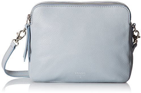 Leather crossbody bag Fossil Blue in Leather - 40350573