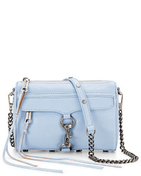 Rebecca Minkoff Handbags Blue Mini Mac Cross Body Bag