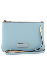 Marc by Marc Jacobs Ligero Double Percy Crossbody Bag Faded Bluemulti