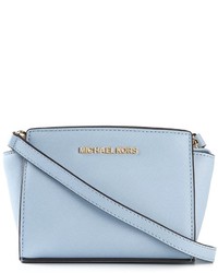 MICHAEL Michael Kors Michl Michl Kors Daniela Large Saffiano Crossbody Bag  Dusty Blue, $198, Neiman Marcus