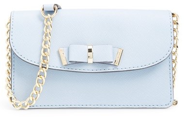 Michael Kors Light Blue Medium Ginny Crossbody Bag In Pale Blue (azzurro) |  ModeSens