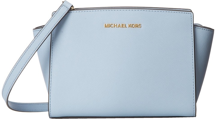 michael kors baby blue crossbody