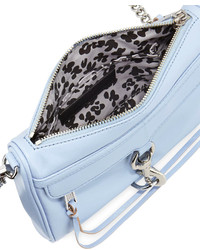 Rebecca Minkoff Mini Mac Crossbody Bag Light Blue