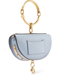 Chloé Nile Bracelet Mini Textured Leather Shoulder Bag