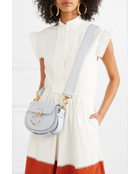Chloé Tess Small Leather And Suede Shoulder Bag