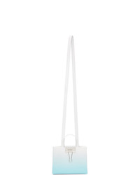 Off-White White And Blue Gradient Baby Box Tote