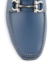 Salvatore Ferragamo Parigi Leather Bit Drivers