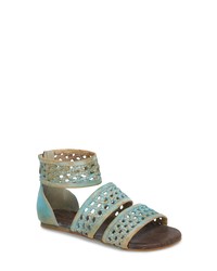 ROAN Clio Woven Ankle Cuff Sandal