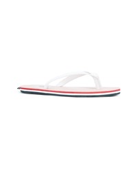 Thom Browne Sandal With Red White And Blue Sole In Calf Leather