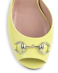 Gucci Jolene Leather Mule Sandals