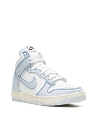 Nike Dunk High 1985 Blue Denim Sneakers