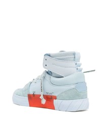Off-White Logo Print Lace Up Sneakers