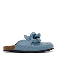 JW Anderson Blue Chain Loafer Mules