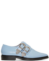 Toga Pulla Blue Two Buckle Loafers