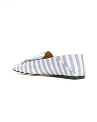 Sergio Rossi Portofino Striped Loafers