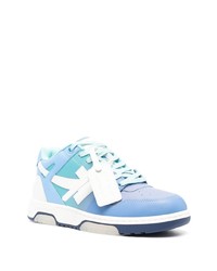 Off-White Arrow Lace Up Leather Sneakers