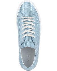 Common Projects Perforated Original Achilles Sneakers Light Blue
