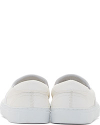 Diemme White Leather Low Top Sneakers