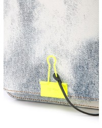 Off-White Binder Clip Denim Messenger Bag