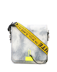 Off-White Binder Clip Denim Messenger Bag, $2,173