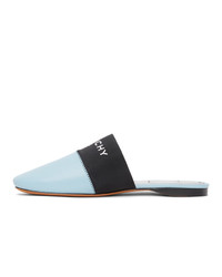 Givenchy Blue And Black Bedford Mules